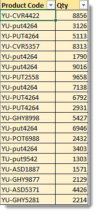 Perform a Case Sensitive Filter in Excel –