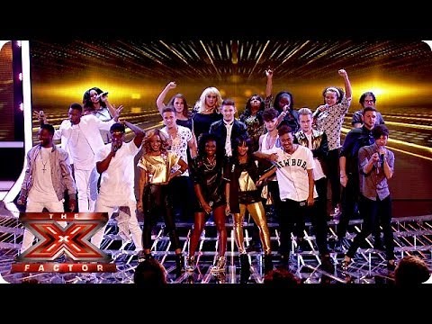 The Final 12 sing Get Lucky - Live Week 1 - The X Factor UK 2013