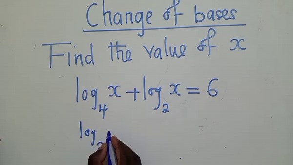 Change of Base, Logarithms | Jacob Sichamba Online Math