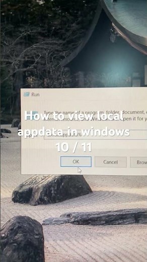 How to view local appdata in windows 10 / 11