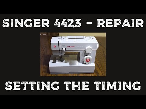 Singer 4423 - Setting the Timing