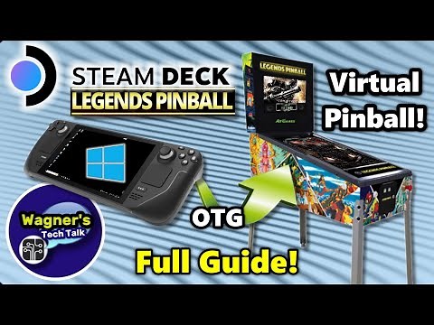 Steam Deck Virtual Pinball on a Cabinet? Yes! FX3, VPX & FP +How To