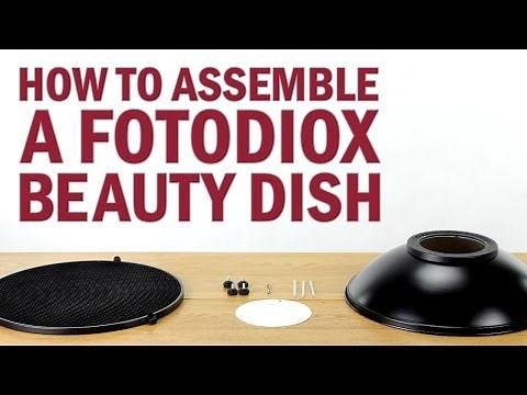 How To Assemble a Fotodiox Beauty Dish