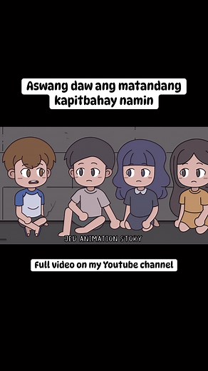 Aswang daw ang matandang kapitbahay namin. #horror #reel | Jed Animation Story