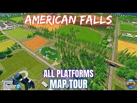 AMERICAN FALLS - Map Tour - Farming Simulator 22