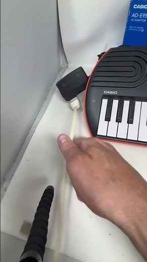 Casio SA 76 keyboard demo to show functioning condition for an eBay listing.