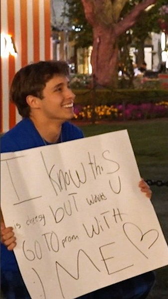 This got awkward quick. #promposal #shorts