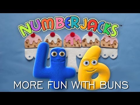 NUMBERJACKS | More Fun with Buns | Audio Story