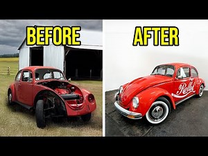 FULL RESTORATION in 60 MINUTES! | VW BEETLE