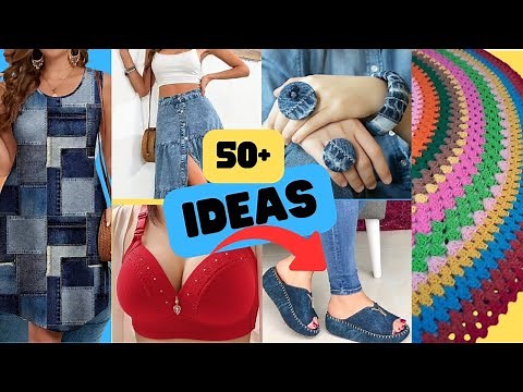 50 Ideas Creativas para Transformar Ropa Vieja en Prendas Modernas DIY Moda y Reciclaje Textil