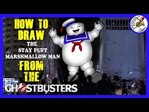 How to Draw The Stay Puft Marshmallow man