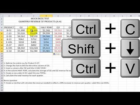 How to Pass an Excel Test