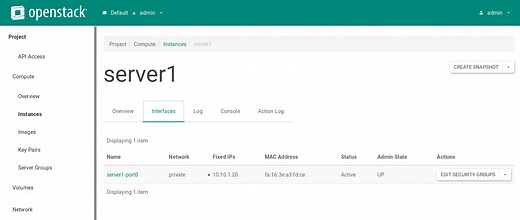 Create OpenStack Instance With a Fixed / Static IP | ComputingForGeeks