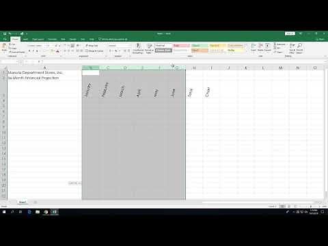 Excel Module 3 Demonstration Part 1