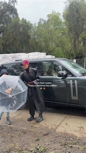 Chriselle Lim 🌟 on Instagram: "Barn mom mode unlocked. Rainy Christmas edition 🐴 Not exactly the life I signed up for…. but supporting this girl’s passion is part of the job and my mission in life. P.S. She knows the 💩 scooping is her department 😌"