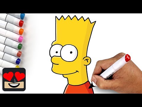 How To Draw Bart Simpson EASY