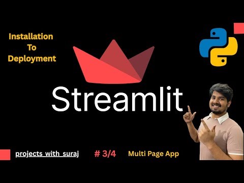 # 3/4: Scaling Your Streamlit App: Building a Multi-Page Data Science Portfolio