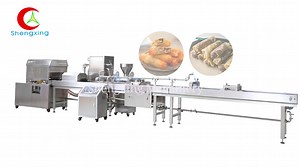 [Hot Item] Spring Roll Maker Machine Price Cigar Spring Roll Making Machine Frozen Spring Roll Making Machine