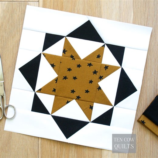 Amish Star Quilt Block, Foundation Paper Pieced, FPP, 3 Sizes Included, PDF Download - Etsy