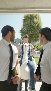 Swann Security | cameras & devices on Instagram: "@thelukecook might show up in a swan suit 🦢…but a certain type of Swann keeps your home safe. Cameras with stronger and longer wireless signals suit any home, and smart AI that handles visitors at the door. Feathers optional. Security mandatory. #YouDontMessWithASwann 🔒 Not just a costume—real security starts here: swann.com Shop our 'MaxRanger4K' Long Range Solar Security System and our 'SwannBuddy4K' Video Doorbell with 'SwannSh