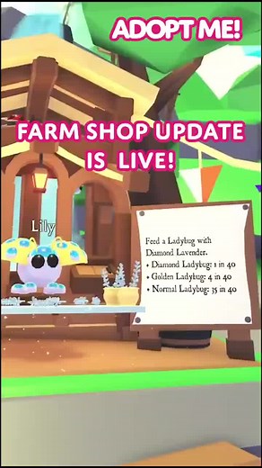 Adopt Me Farmhouse Update: New Ladybug Pets & Diamond Lavender!