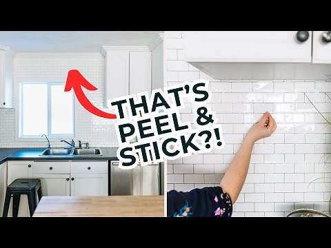 How to Install Peel and Stick Tile Backsplash (because it's SO EASY!) | The DIY Mommy