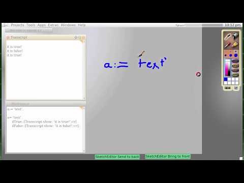 squeak smalltalk tutorial: := vs = 0.0.0.6.0.1.mov