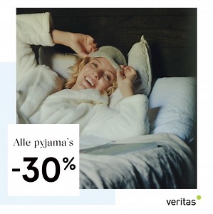 70K views · 19 reactions | Samen lekker luieren? Profiteer nu van 30% korting op alle pyjama's voor dames en kids! | Veritas | Facebook
