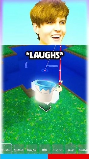 FISHING AURA! 99 NIGHTS IN THE FOREST 😱 (BLUE LANKYBOX)