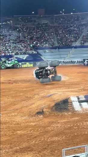 Epic Monster Truck Stunt Goes Wild!