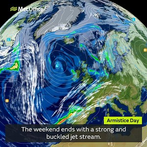 12K views · 75 reactions | A strong #jetstream has given us a lot of #wet weather so far this week. What do the next few days have in store? Find out here... | Met Office | Facebook
