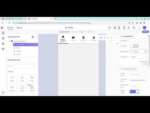 1/6 Create an AI App Start - using Thunkable.com