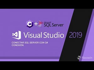 COMO CONECTAR SQL SERVER MEDIANTE C# EN VISUAL STUDIO 2019.