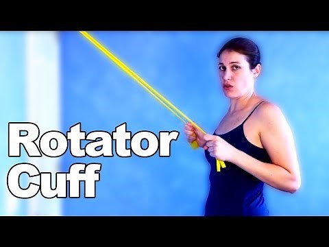 Rotator Cuff Exercises & Stretches with Resistive Bands - Ask Doctor Jo