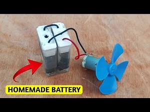 How to make battery at home | how to make a rechargeable battery at home