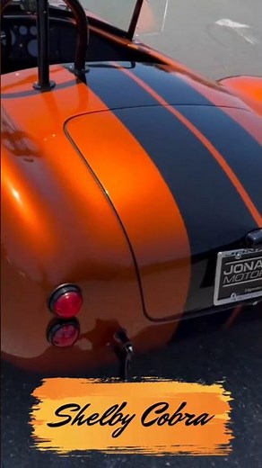 1965 Backdraft Shelby Cobra Replica - description