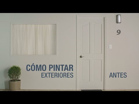 Cómo pintar en exteriores.