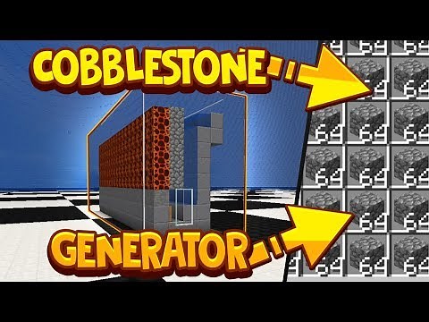 Cobblestone Generator Tutorial (for Hypixel Skyblock) BEST COBBLE GEN