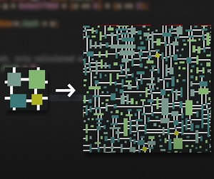 Wave Function Collapse - Overlapping Model by LelsersLasers