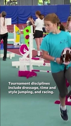 Hobby horsing tournament: Real athletes, toy horses | USA TODAY SPORTS