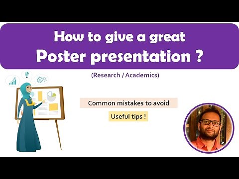 How to give an effective poster presentation? | how to make effective poster presentation