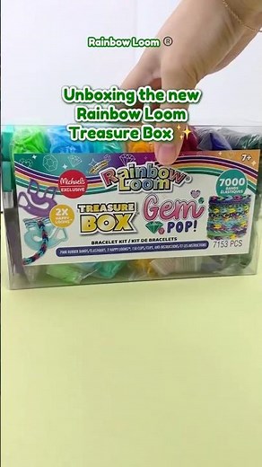 We have new colors 👀🌈 Let’s unbox this Gem Pop Treasure Box! Available at Michaels (🇺🇸🇨🇦)