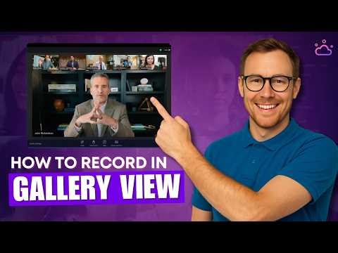 How to Record Gallery View in Zoom