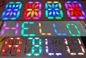 (2019) Illuminated Stained Glass Sixteen Segment Display