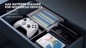 EBL AAA Batteries 24 Pack, 1.5V Alkaline Triple A Batteries, Long-Lasting Alkaline Power for All Your Devices, 10-Year Shelf Life Non-Rechargeable