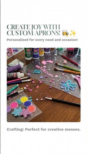 Create Joy with Custom Aprons! 👩‍🍳✨