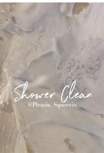 Shower/Tub Hand Mopping Ultra Sudsy Deep Clean with Ice 🫧💙🚿#showerscrub #cleantok #cleaningtiktok #satisfyingcleans #satisfyingcleans