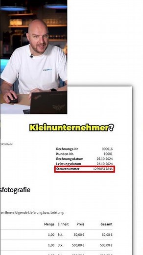 Vorlage: Rechnung schreiben