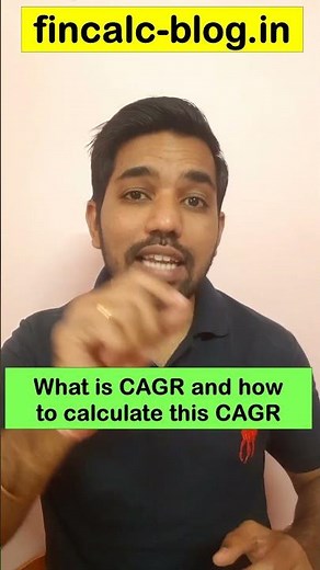 What is CAGR rate in Mutual Fund