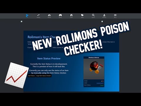 (NEW) ROLIMONS POISON CHECKER (DECEMBER 2020)